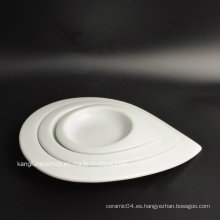 American Hotel Plain Color Rain Drop Porcelana Plato